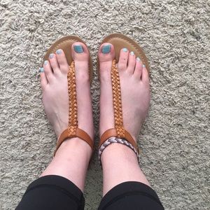 Brown sandals